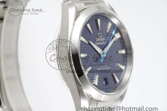 1220 FreshLook Aqua Terra 150M SS JQK 1:1 Best Edition Blue Dial Blue Hand on SS Bracelet A 7831